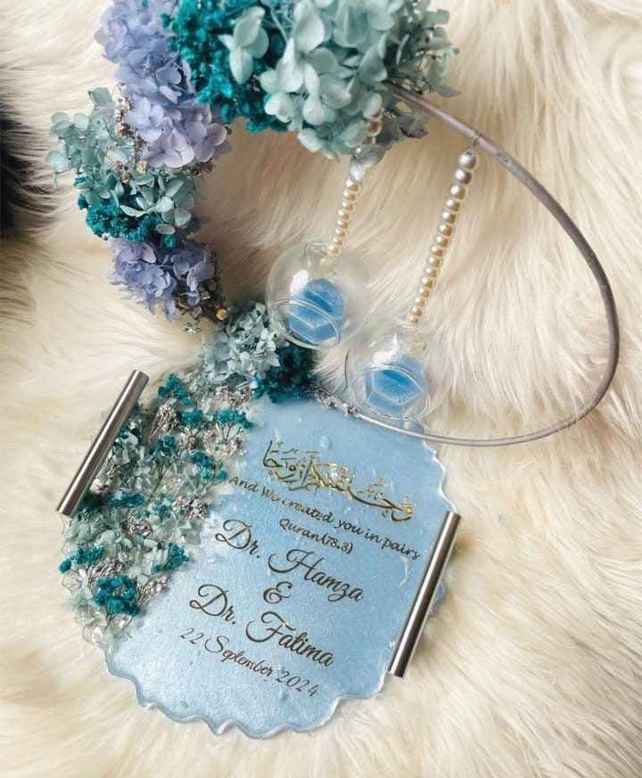 CUSTOMIZE NIKKAH ENGAGEMENT FRAME
