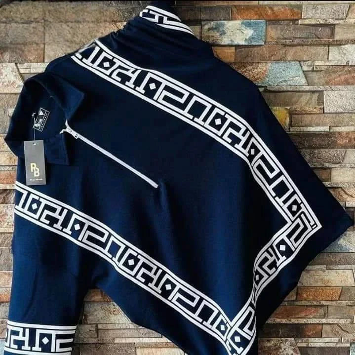 Half Zip Printed Tshirt