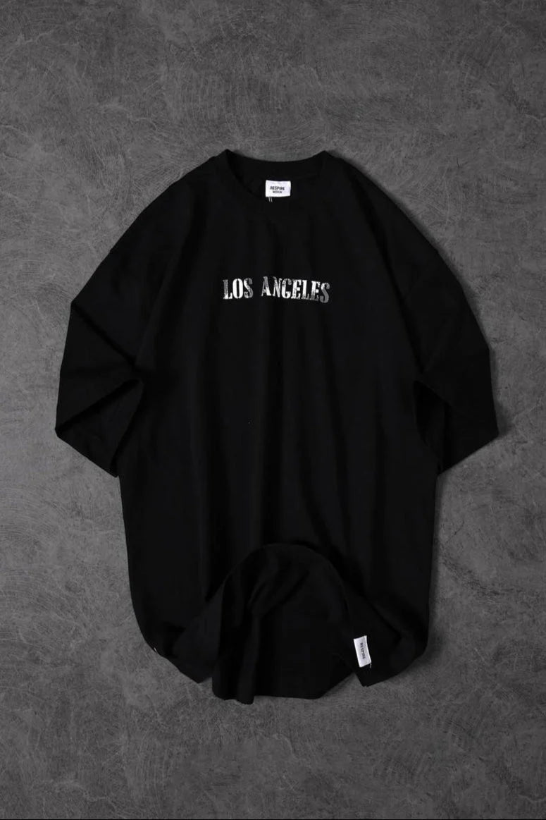 Los Angeles Front Back Printed Dropshoulder