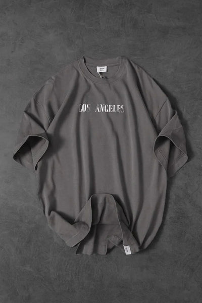 Los Angeles Front Back Printed Dropshoulder