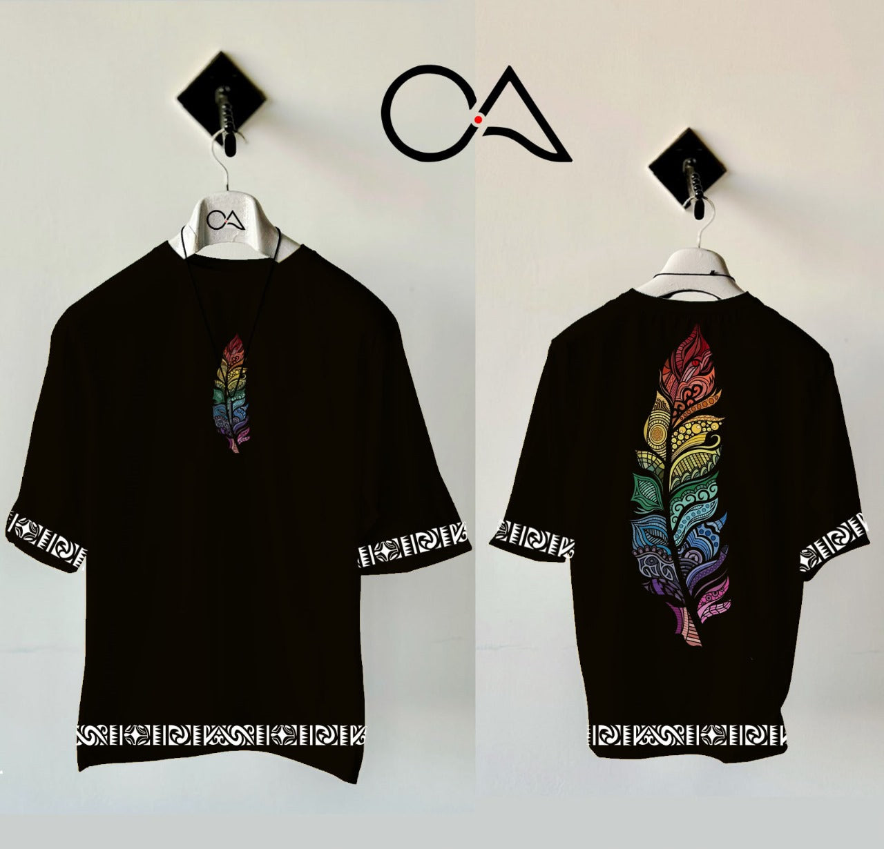 Drop Shoulder Dtf Printed