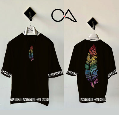 Drop Shoulder Dtf Printed