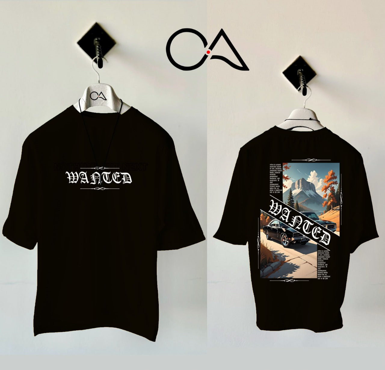 Drop Shoulder Dtf Printed