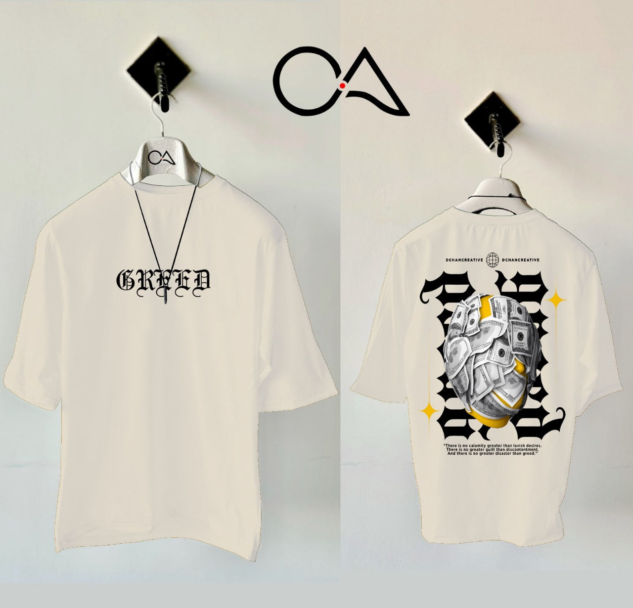 Drop Shoulder Dtf Printed