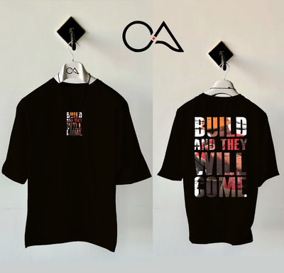 Drop Shoulder Dtf Printed