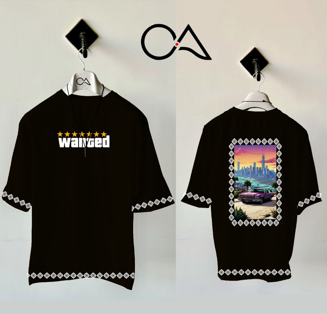 Drop Shoulder Dtf Printed