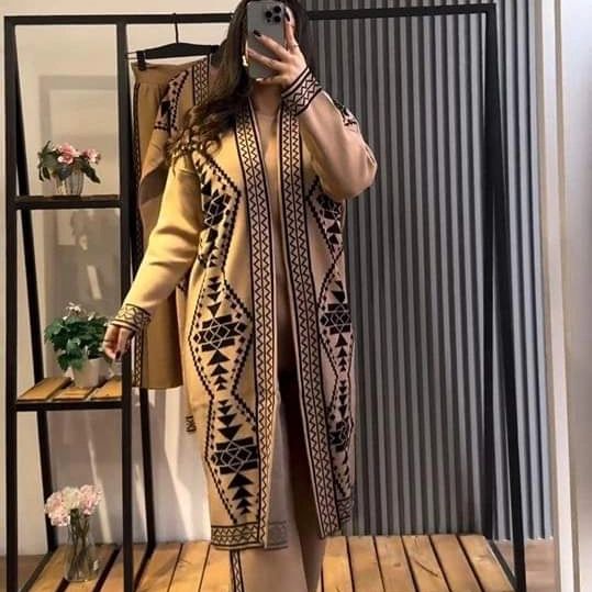 Printed Gown 3PC-Set