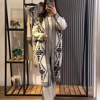 Printed Gown 3PC-Set